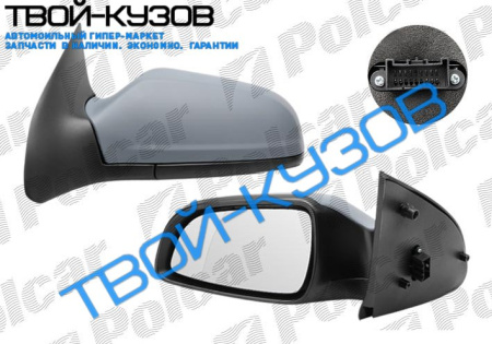 ASTRA H 04-10 (3ДВ) ЗЕРКАЛО ПРАВОЕ ЭЛЕКТРИКА+ОБОГРЕВ ПОД ПОКРАСКУ