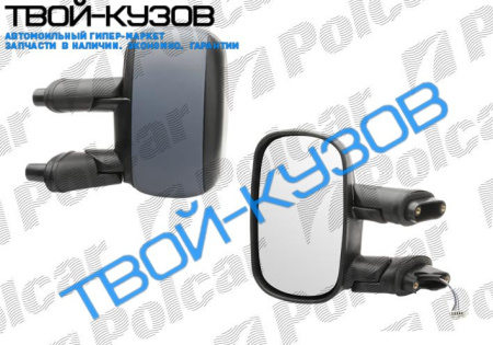 DOBLO  01-10 ЗЕРКАЛО L ЭЛЕКТР+ОБОГРЕВ ПОД ПОКРАСКУ