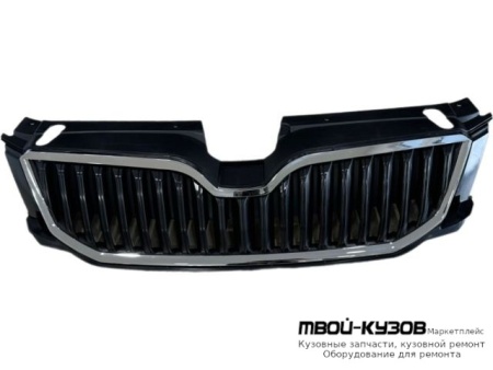 РЕШЕТКА РАДИАТОРА С ХРОМ МОЛДИНГ (КИТАЙ) для Skoda OCTAVIA (2013-2017)