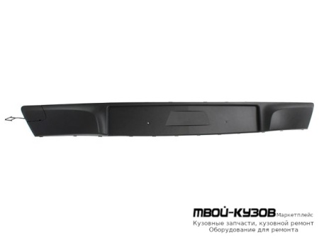 МОЛДИНГ БАМПЕРА ПЕРЕДНИЙ ЦЕНТР ТЕМНО-СЕРЫЙ (ТАЙВАНЬ) для Opel CORSA (2011-)