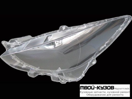 СТЕКЛО ФАРЫ ЛЕВАЯ СТОРОНА (КИТАЙ) для Mazda 3 (2013-)