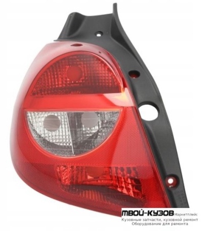 ФОНАРЬ ЗАДНИЙ ВНЕШНИЙ ЛЕВАЯ СТОРОНА (3 дв) (5 дв) (ХЭТЧБЭК) (DEPO) для Renault CLIO (2006-)