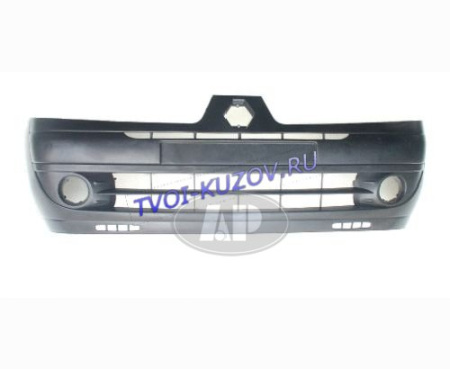 БАМПЕР ПЕРЕДНИЙ грунт.c молдингом  - для RENAULT CLIO