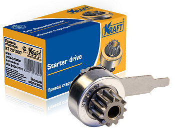 Привод стартера (бендикс) ВАЗ-2108 (KRAFT) КТ-201007