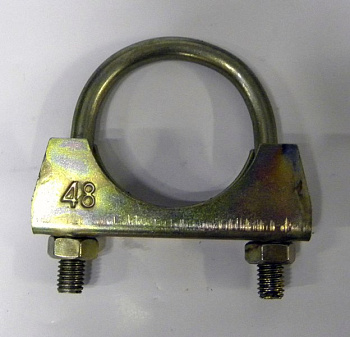 Хомут глушителя d48 /труба приемн.-резонатор/