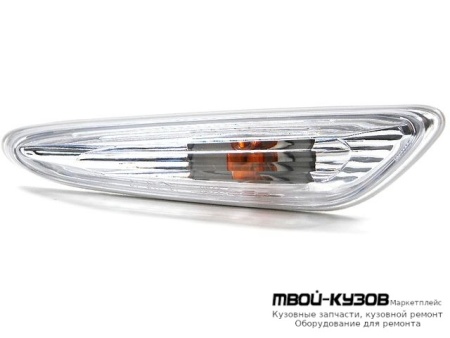 ПОВТОРИТЕЛЬ ПОВОРОТА В КРЫЛО ЛЕВАЯ СТОРОНА (СЕДАН) (КУПЕ) (DEPO) ПРОЗРАЧНЫЙН для BMW E46 КУПЕ (10.1998 - 03.2003) (2003-2006), BMW E46 СЕДАН / УНИВЕРСАЛ (05.1998 - 08.2001) (09.2001 - 2003)