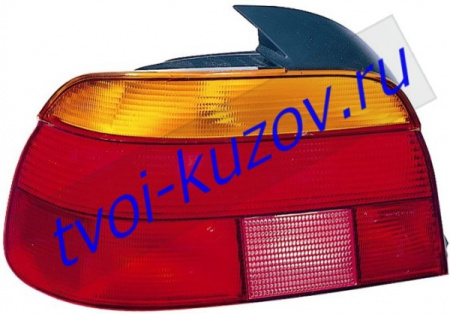 E39 ФОНАРЬ задний внешний левый красный-ЖЕЛТ