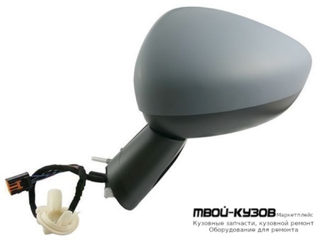 ЗЕРКАЛО ЛЕВАЯ СТОРОНА ЭЛЕКТР С ПОДОГРЕВОМ УКАЗАТЕЛЬ ПОВОРОТА 7 КОНТ (CONVEX) ГРУНТ (ТАЙВАНЬ) для Citroen C4 (2010-) PICASSO (2010-), Citroen DS4 (2011-)