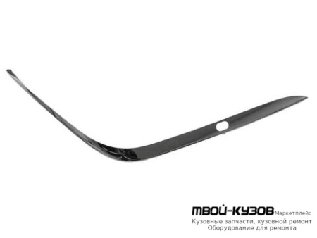 МОЛДИНГ БАМПЕРА ПЕРЕДНИЙ ПРАВАЯ СТОРОНА С ОТВЕРСТИЯМИ ПОД ОМЫВАТЕЛЬ ФАР ХРОМ (ТАЙВАНЬ) для BMW E38 (06.1994 - 08.1998) (09.1998 - 2002)