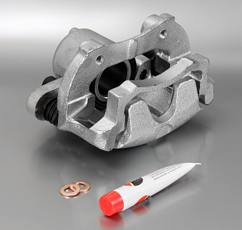 Суппорт ВАЗ-2110 (R13 вент.) левый в сборе (Fenox)