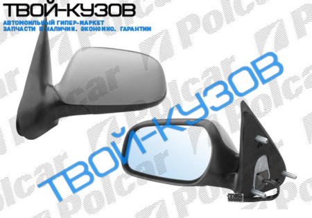 XSARA 0797-0205 ЗЕРКАЛО L ЭЛ+ОБОГРЕВ,ПОД ПОКРАСКУ,АСФЕРА, СИНЕЕ