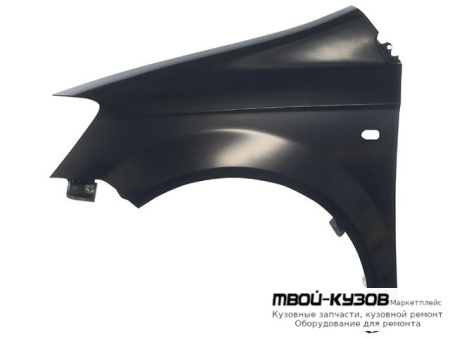 КРЫЛО ПЕРЕДНИЙ ЛЕВАЯ СТОРОНА С ОТВ ПОД ПОВТОРИТЕЛЬ (ТАЙВАНЬ) для Hyundai GETZ (2003-2005)