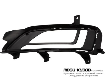 РЕШЕТКА БАМПЕРА ПЕРЕДНИЙ ЛЕВАЯ СТОРОНА С ОТВЕРСТИЯМИ ПОД ПРОТИВОТУМАННЫЕ ФАРЫ , DRL( ХОД. ОГНИ) (КИТАЙ) для Hyundai TUCSON (2015-)