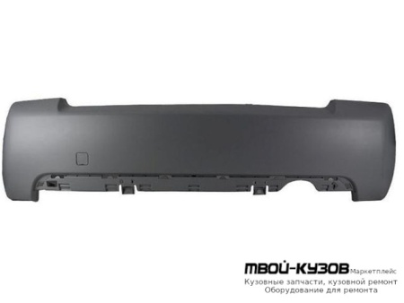 БАМПЕР ЗАДНИЙ БЕЗ ОТВ ПОД ДАТЧИКИ (ТАЙВАНЬ) для Citroen C2 (10.2003-)