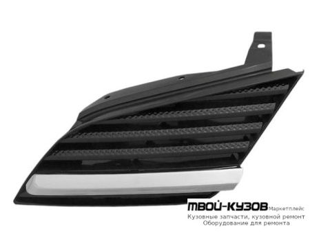 РЕШЕТКА РАДИАТОРА ЛЕВАЯ СТОРОНА ХРОМ-ЧЁРНЫЙ (ТАЙВАНЬ) для Nissan PRIMERA P12 (2002-)