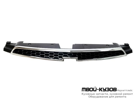 РЕШЕТКА РАДИАТОРА ВЕРХН ХРОМ-ЧЁРНЫЙ (КИТАЙ) для Chevrolet CRUZE (2009-)