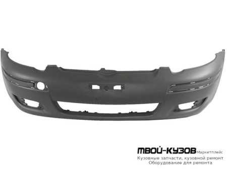 БАМПЕР ПЕРЕДНИЙ С ОТВЕРСТИЯМИ ПОД ПРОТИВОТУМАННЫЕ ФАРЫ ПОД МОЛДИНГ П/ ЗАГЛУШ ГРУНТ для Toyota YARIS (1999 - 11.2002) (12.2002 - 07.2005)