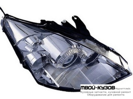 ФАРА ЛЕВАЯ СТОРОНА (КСЕНОН) ПОД КОРРЕКТОР ЛИНЗОВАННАЯ (DEPO) для Ford FOCUS (11.1998 - 10.2001) (11.2001-)