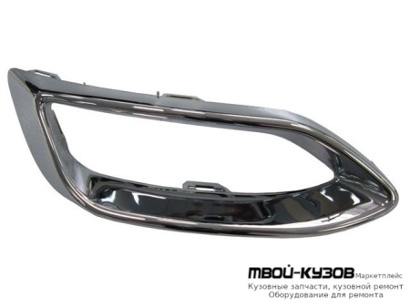 НАКЛАДКА БАМПЕРА ЛЕВАЯ СТОРОНА ЗАДНИЙ ХРОМ (КИТАЙ) для Volkswagen POLO (2020-)