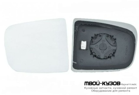 СТЕКЛО ЗЕРКАЛА ЛЕВАЯ СТОРОНА ВЕРХН С ПОДОГРЕВОМ (CONVEX) (ТАЙВАНЬ) для Iveco DAILY (2006-)