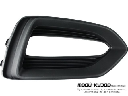 РЕШЕТКА БАМПЕРА ПЕРЕДНИЙ ПРАВАЯ СТОРОНА С ОТВ П/ DRL( ХОД. ОГНИ) (КИТАЙ) для Hyundai SOLARIS (2017-)