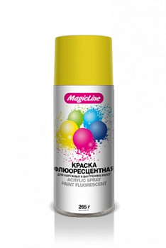 Краска желтая флюорисцентная (265г)