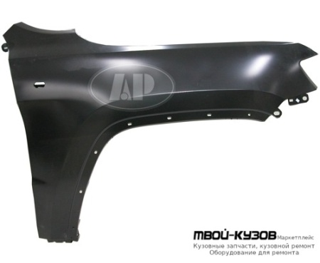 КРЫЛО ПЕРЕДНИЙ ПРАВАЯ СТОРОНА С ОТВ ПОД ПОВТОРИТЕЛЬ (ТАЙВАНЬ) для Jeep GRAND CHEROKEE (2010-)