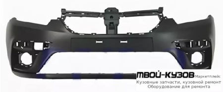 БАМПЕР ПЕРЕДНИЙ (ИТАЛИЯ) для Renault LOGAN / SANDERO (2014-)
