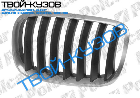 X5 03-06 РЕШЕТКА ЛЕВАЯ ХРОМ-ТИТАН