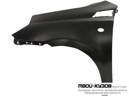КРЫЛО ПЕРЕДНИЙ ЛЕВАЯ СТОРОНА (ХЭТЧБЭК) ОЦИНКОВ для Chevrolet AVEO T255 ХЭТЧБЭК (2008-)