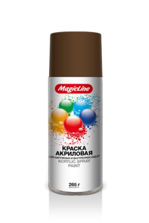 Краска коричневая (265г) RAL 8014