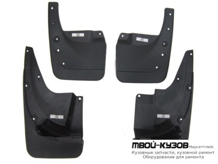 БРЫЗГОВИК ПЕРЕДНИЙ КРЫЛА ЛЕВАЯ + ПРАВАЯ (КОМПЛЕКТ) + ЗАДНИЙ (4 ШТ) (КИТАЙ) для Toyota LANDCRUISER PRADO 150 (2009-2017)