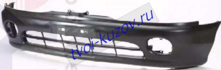 GALANT БАМПЕР передний черного цвета