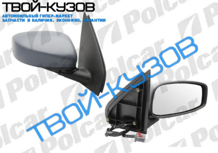 STILO 01- ЗЕРКАЛО R ЭЛ+ОБОГРЕВ, ПОД ПОКРАСКУ 5-D