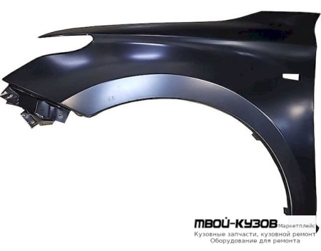 КРЫЛО ПЕРЕДНИЙ ЛЕВАЯ СТОРОНА С ОТВ ПОД ПОВТОРИТЕЛЬ , БЕЗ ОТВ П/РАСШИРИТ (КИТАЙ) для Mitsubishi L200 (2015-)