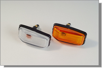 Повторитель поворота ВАЗ-2106 белый (Рекардо) в сборе (в уп.)