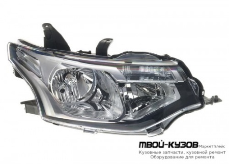 ФАРА ПРАВАЯ СТОРОНА ПОД КОРРЕКТОР (DEPO) для Mitsubishi OUTLANDER (2013-)