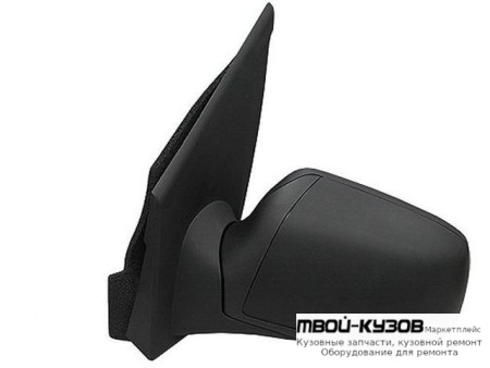 ЗЕРКАЛО ЛЕВАЯ СТОРОНА МЕХАН С ТРОСИК (CONVEX) ГРУНТ (ТАЙВАНЬ) для Ford FIESTA (2006-2007)