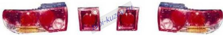 LANCER ФОНАРЬ задний внешний вместе с внутренним лев., прав. (КОМПЛЕКТ) ТЮНИНГОВАН. (LEXUS ТИП) КРАСН