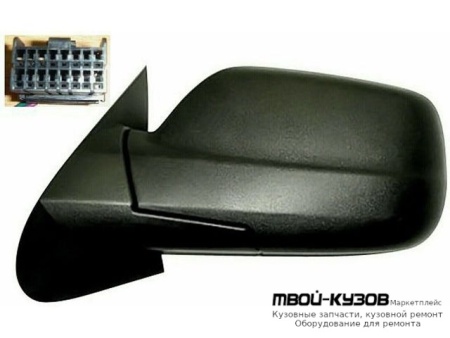 ЗЕРКАЛО ЛЕВАЯ СТОРОНА ЭЛЕКТР С ПОДОГРЕВОМ (ТАЙВАНЬ) для Jeep GRAND CHEROKEE (2005-2009)