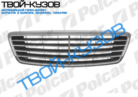 W220 02- РЕШЕТКА 9 МОЛДИНГОВ