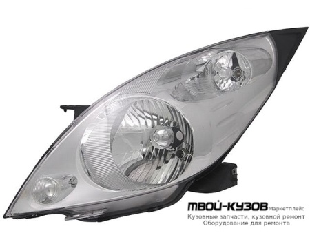 ФАРА ЛЕВАЯ СТОРОНА С КОРРЕКТОР (DEPO) для Chevrolet SPARK (2010-)