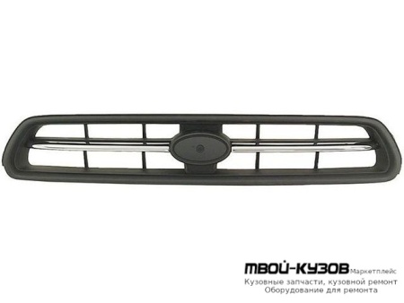 РЕШЕТКА РАДИАТОРА (4 ДВ) ХРОМ-ЧЁРНЫЙ (ТАЙВАНЬ) для Subaru LEGACY (2000-2004)