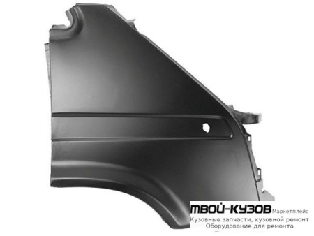 КРЫЛО ПЕРЕДНИЙ ПРАВАЯ СТОРОНА С ОТВ ПОД ПОВТОРИТЕЛЬ (ТАЙВАНЬ) для Ford TRANSIT (09.1986 - 08.1991)