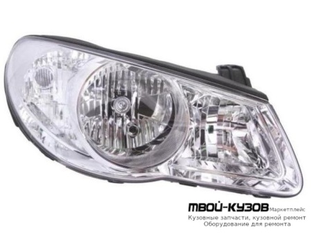 ФАРА ПРАВАЯ СТОРОНА +/- ПОД КОРРЕКТОР (DEPO) для Hyundai ELANTRA (2007-)