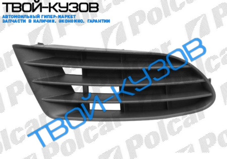 GOLF 5 PLUS 05- РЕШЁТКА В БАМПЕРЕ ЛЕВАЯ БЕЗ ОТВ.