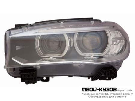 ФАРА ЛЕВАЯ СТОРОНА ЛИНЗОВАННАЯ С КОРРЕКТОР , ДИОД (КСЕНОН) (DEPO) для BMW E70 X5 (2007-)