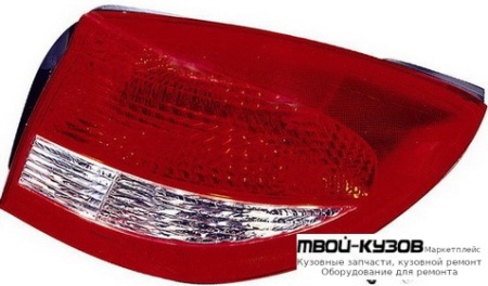 ФОНАРЬ ЗАДНИЙ ВНЕШНИЙ ПРАВАЯ СТОРОНА (СЕДАН) (DEPO) для KIA RIO II (2001-2002) / (2003-2005)