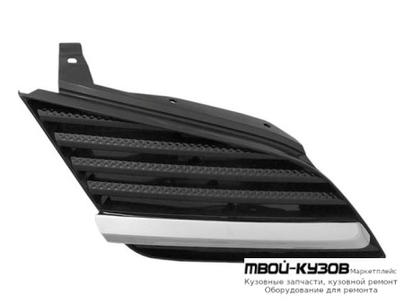 РЕШЕТКА РАДИАТОРА ПРАВАЯ СТОРОНА ХРОМ-ЧЁРНЫЙ (ТАЙВАНЬ) для Nissan PRIMERA P12 (2002-)