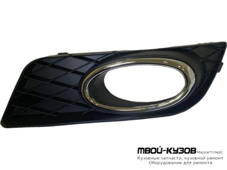 РЕШЕТКА БАМПЕРА ПЕРЕДНИЙ ПРАВАЯ СТОРОНА С ОТВЕРСТИЯМИ ПОД ПРОТИВОТУМАННЫЕ ФАРЫ (СЕДАН) (КИТАЙ) для Honda CIVIC (2012-) СЕДАН